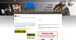 Desktop Screenshot of magnat-alati.rs